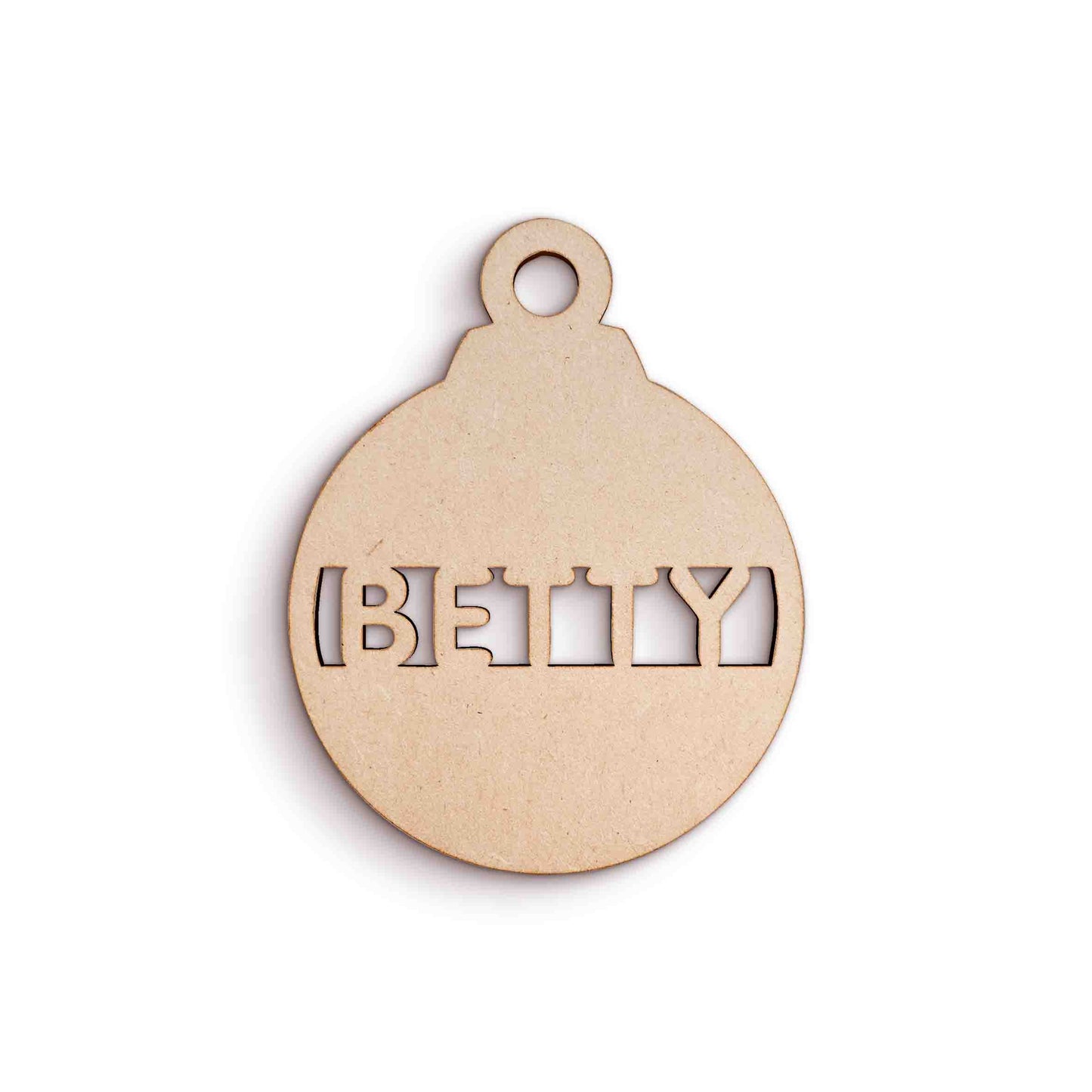 Christmas Tree Spare Bauble wooden craft shape Shape.
