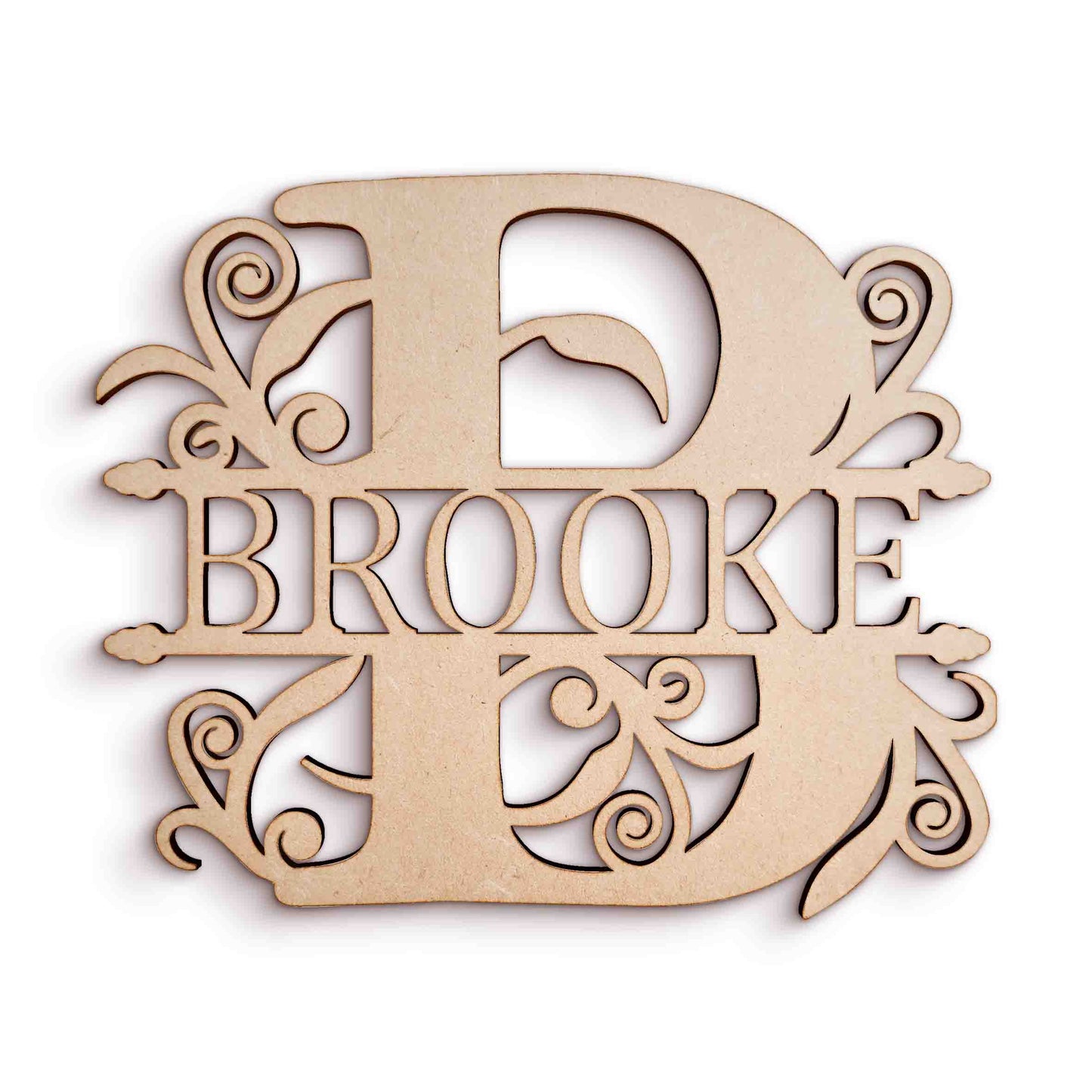 Personalised Monogram wooden craft shape Letters.