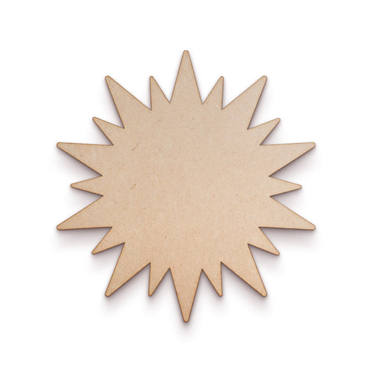 Sun - Wood Craft Shapes SKU036664