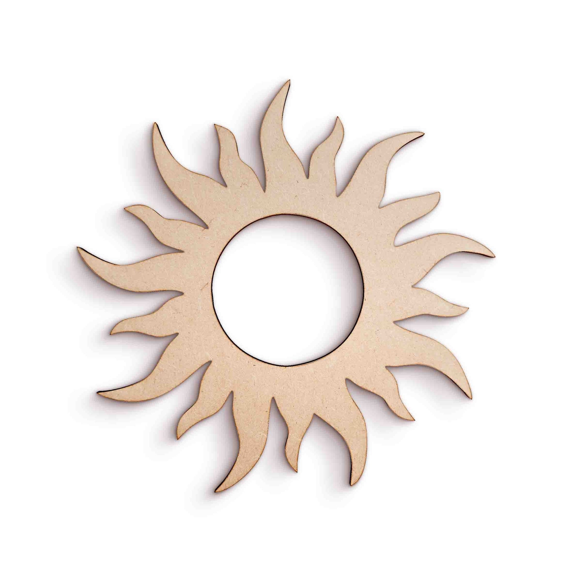 Sun - Wood Craft Shapes SKU037165