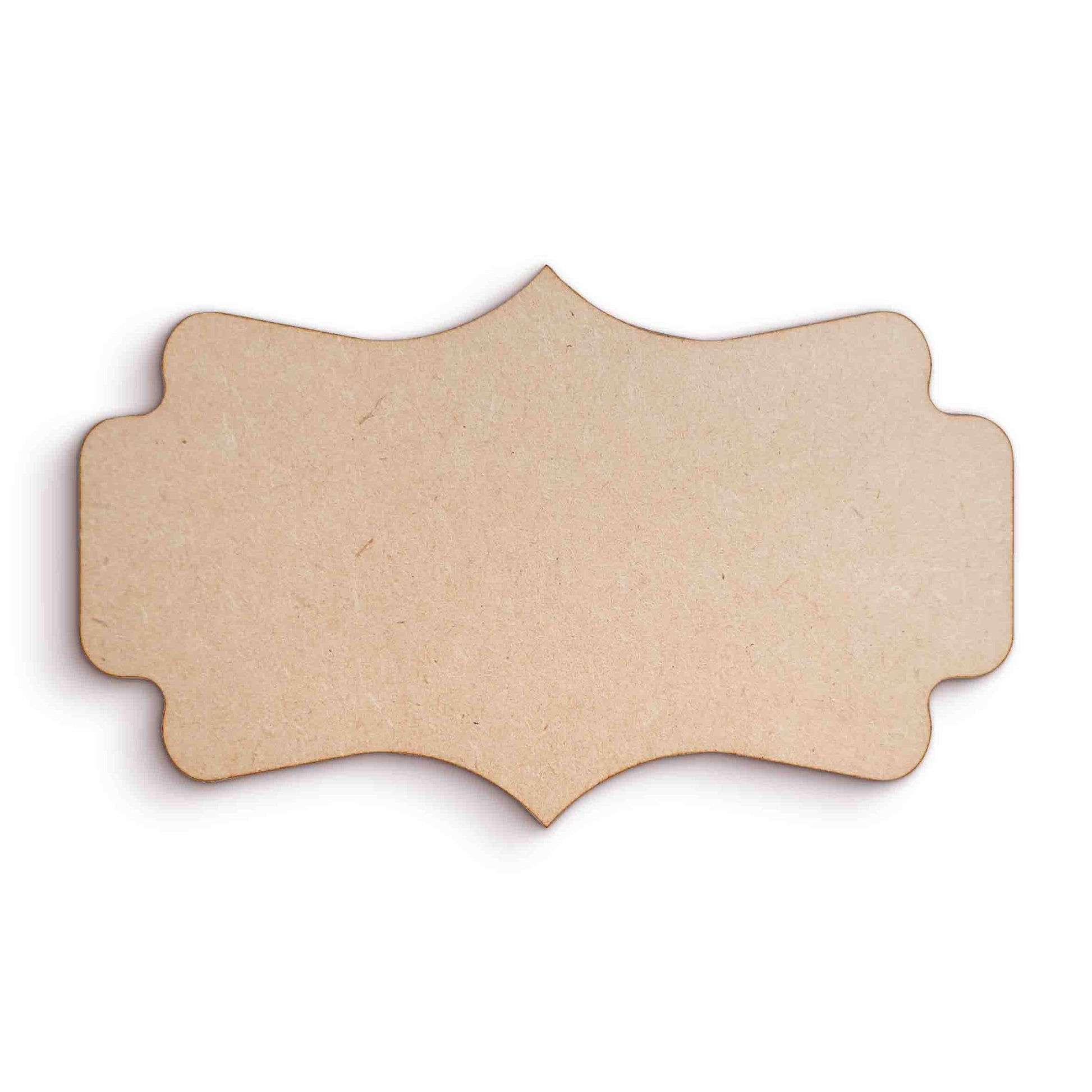 Plaque - Sign wooden craft shape Shape.