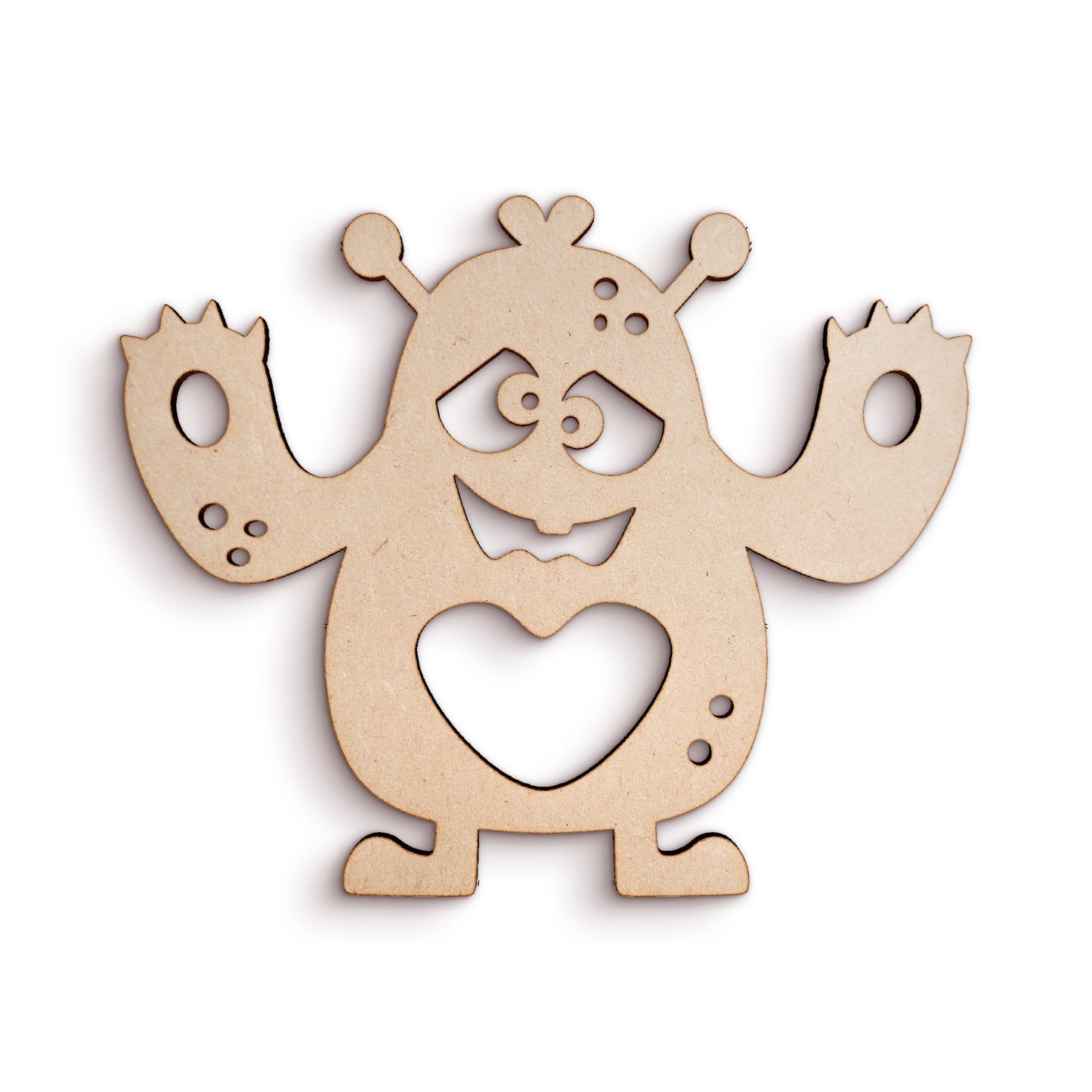 Monster Wooden Craft Shapes SKU132892