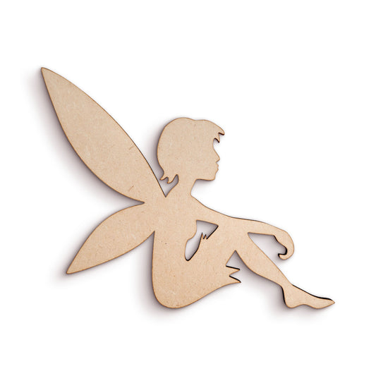 Fairy Sitting Wooden Craft Shapes SKU179006