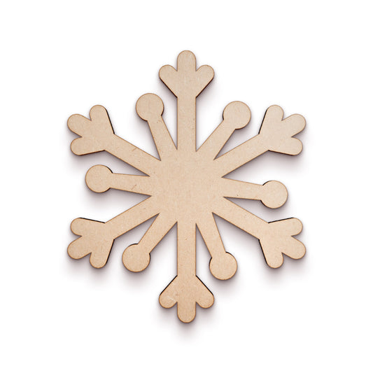 Snowflake - Wood Craft Shapes SKU292830