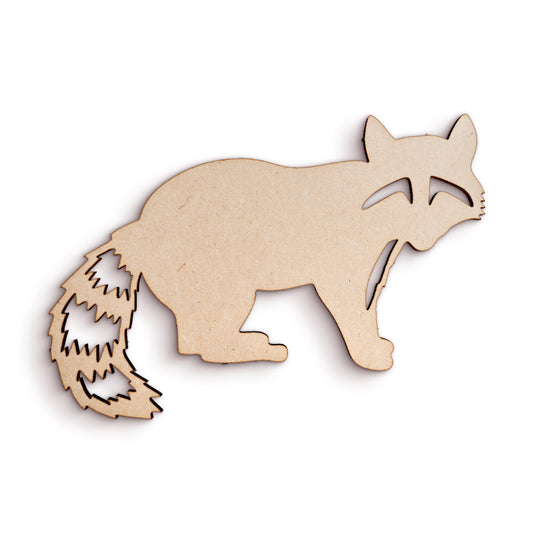 Raccoon Wooden Craft Shapes SKU336855