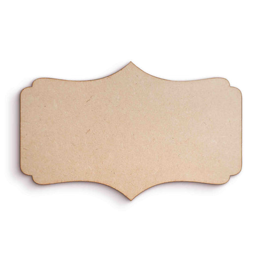 Plaque - Sign wooden craft shape Shape.