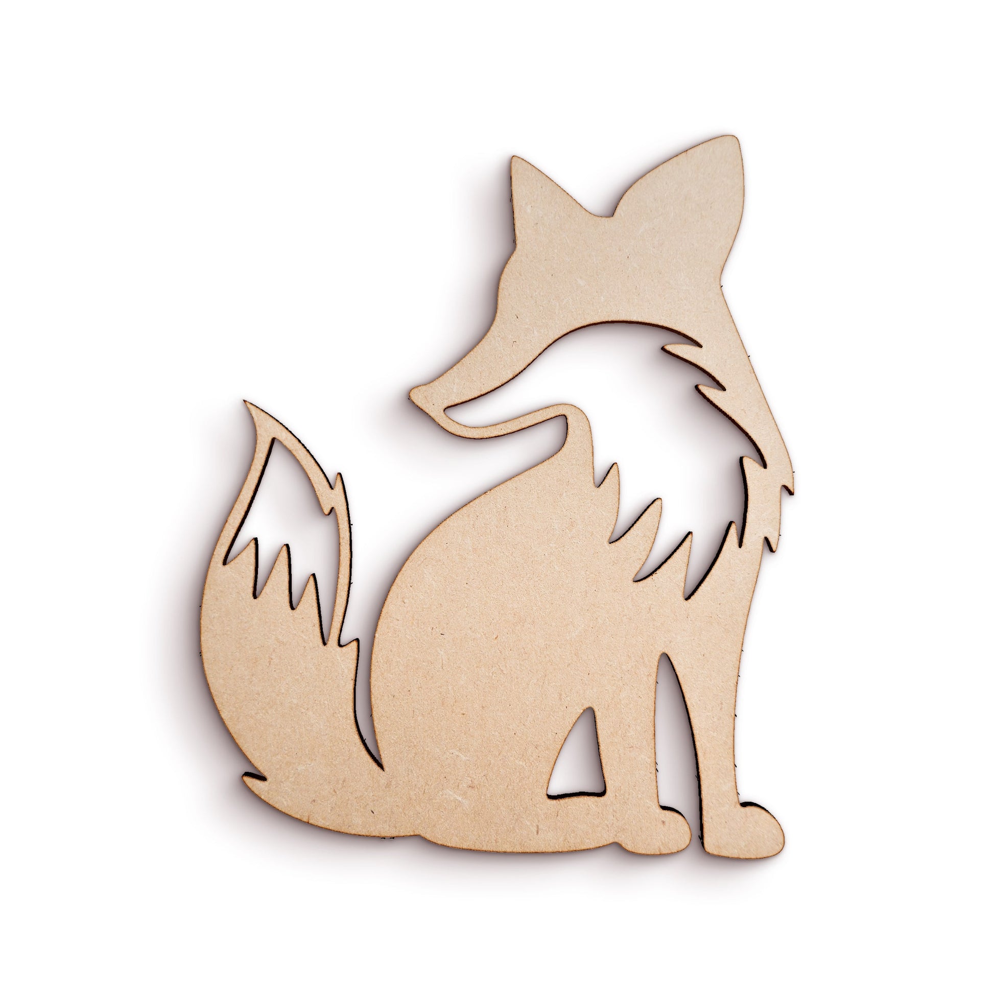 Fox Wooden Craft Shapes SKU401261