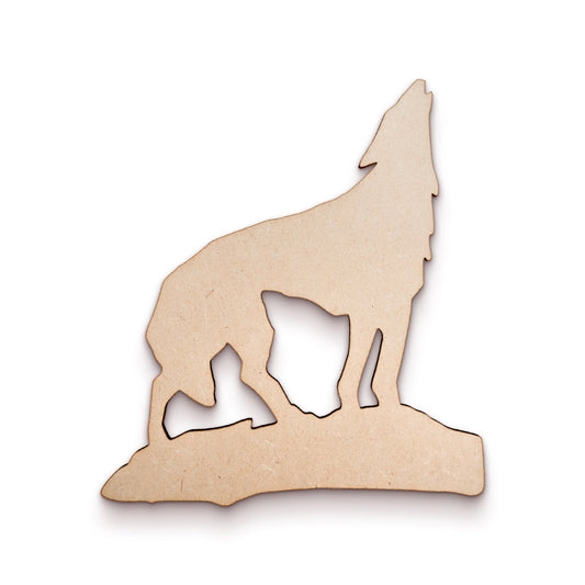 Wolf - Wood Craft Shapes SKU528641