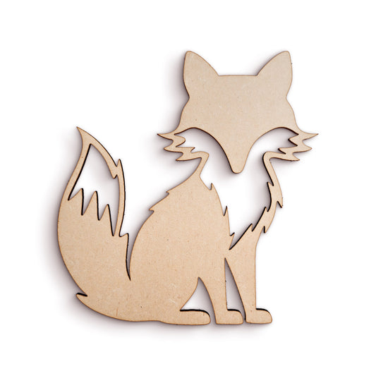 Fox Wooden Craft Shapes SKU533821