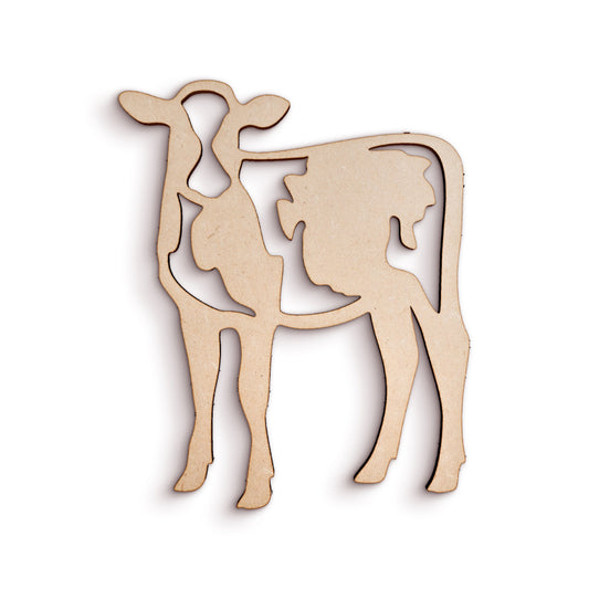 Cow Wooden Craft Shapes SKU584723