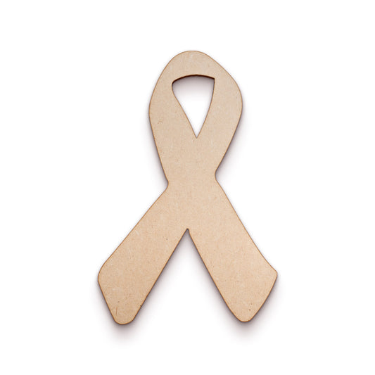 Awareness Ribbon - Wood Craft Shapes SKU754234