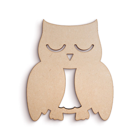 Owl Wooden Craft Shapes SKU765483