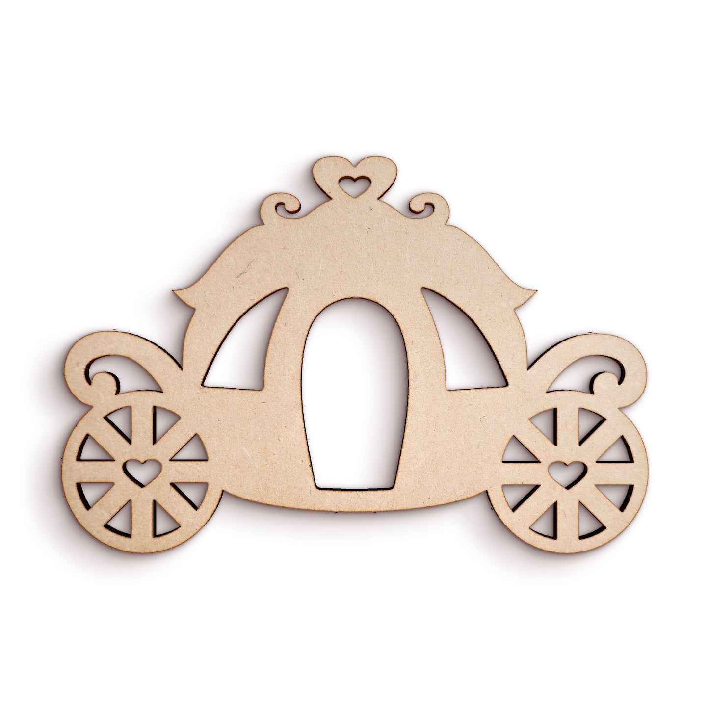 Carriage Wooden Craft Shapes SKU794322