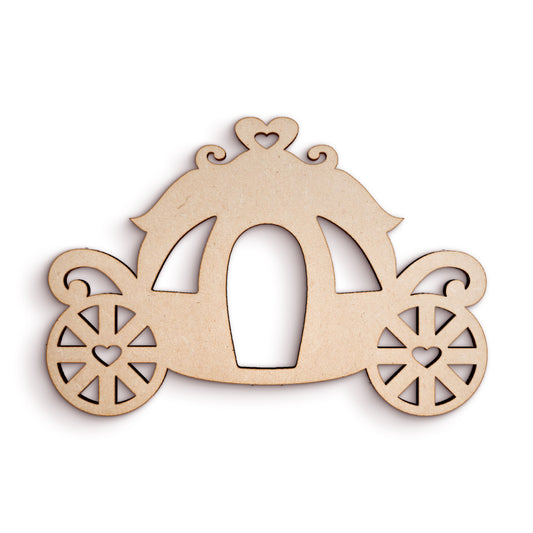 Carriage Wooden Craft Shapes SKU794322