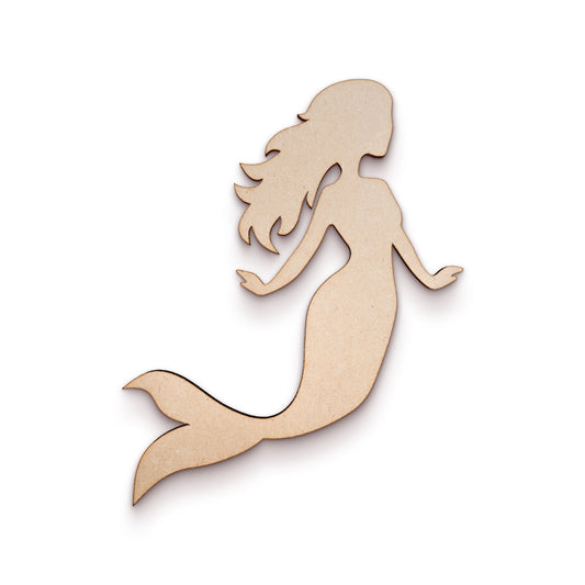 Mermaid - Wood Craft Shapes SKU859169