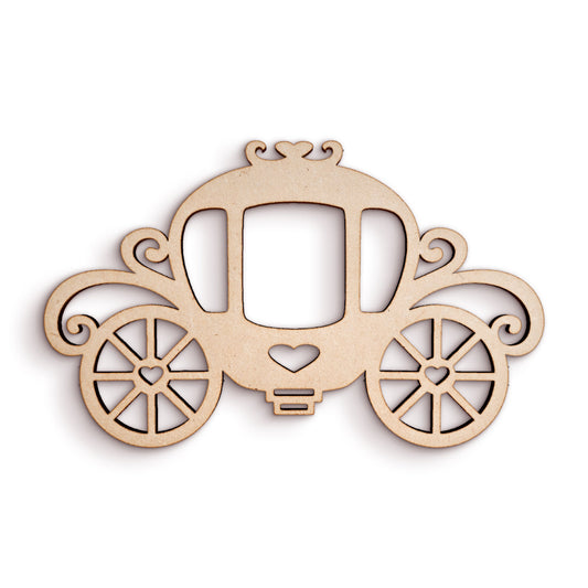 Carriage Wooden Craft Shapes SKU903100