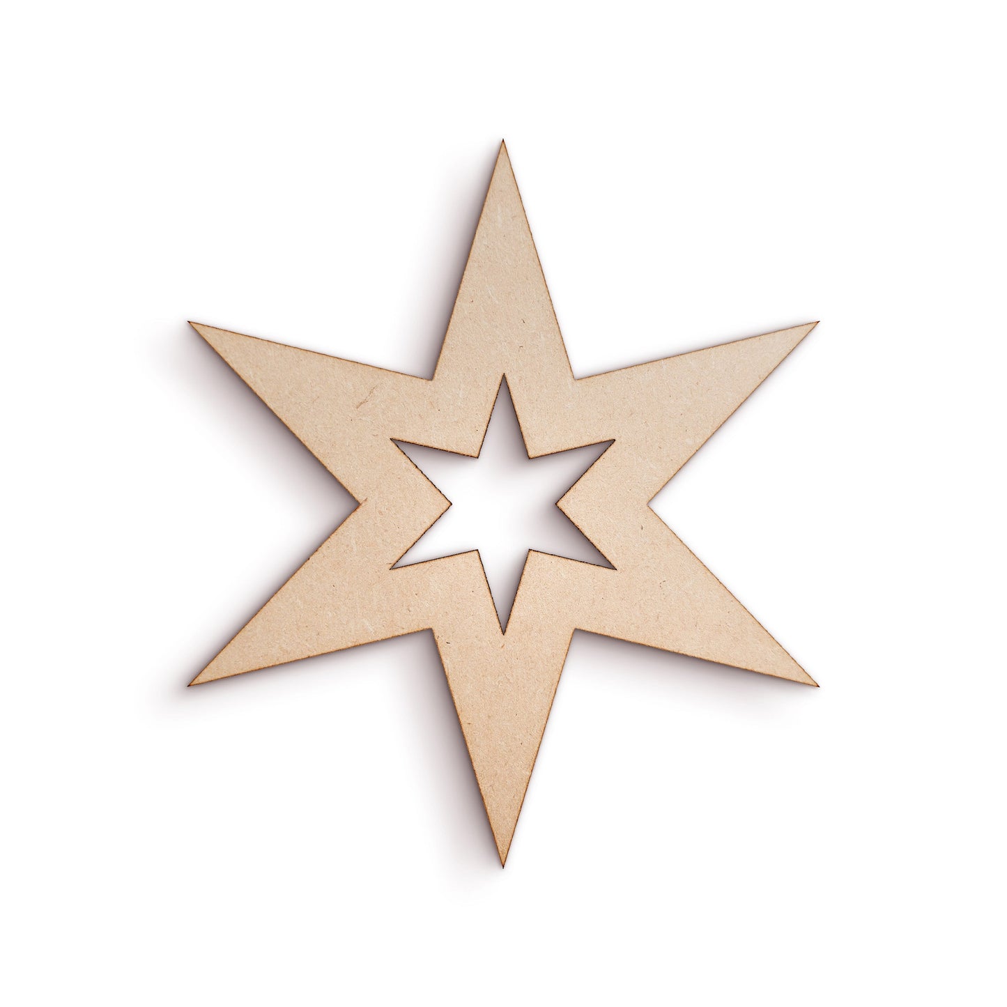 Star - Wood Craft Shapes SKU905623