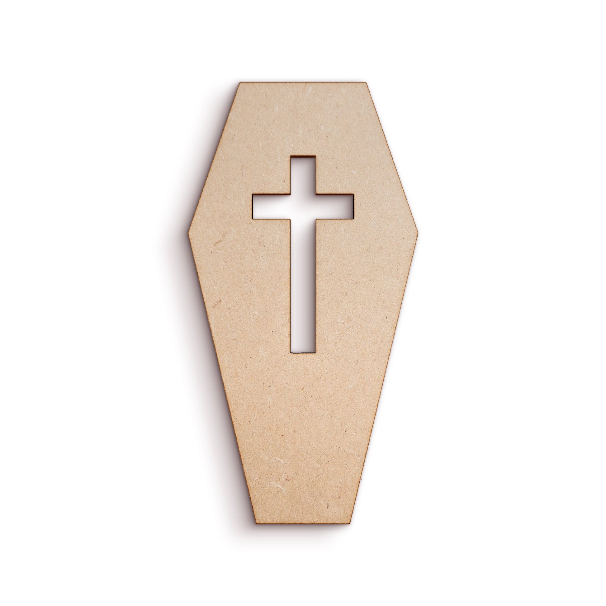 Coffin Wooden Craft Shapes SKU944432