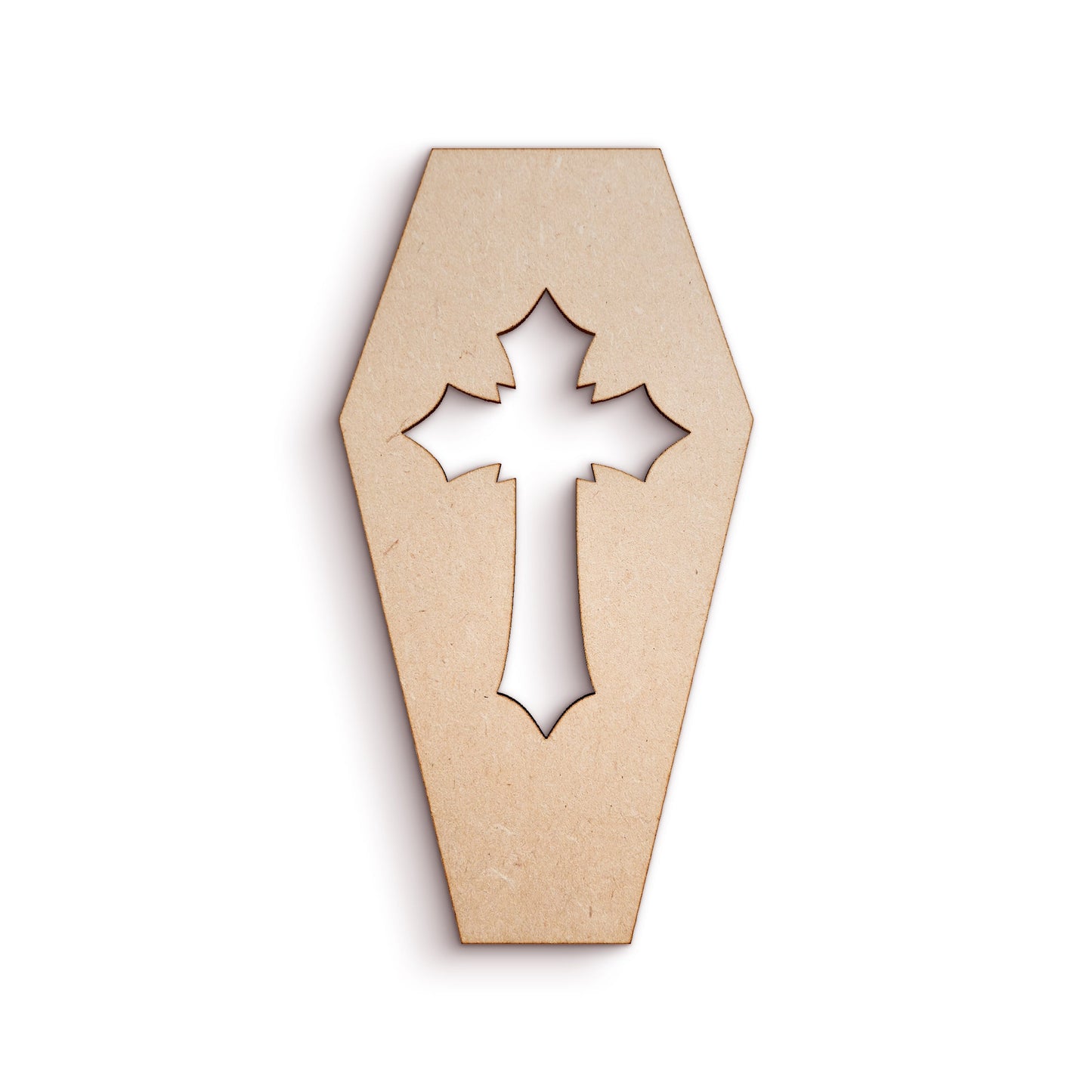 Coffin Wooden Craft Shapes SKU969053