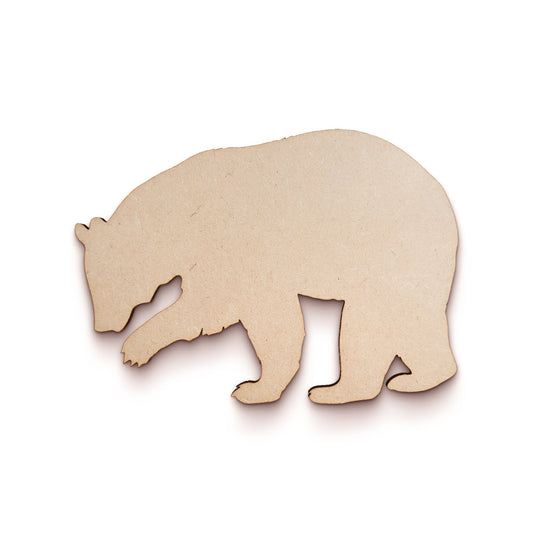 Bear wood craft shape SKU545515