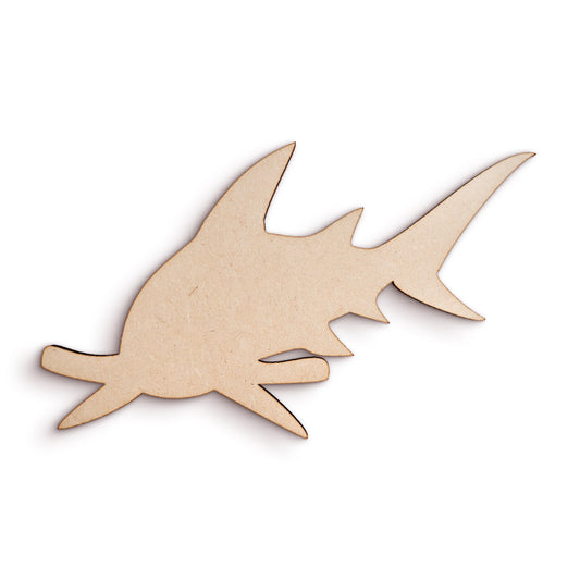 Shark wood craft shape SKU001348