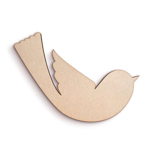 Dove wood craft shape SKU012218