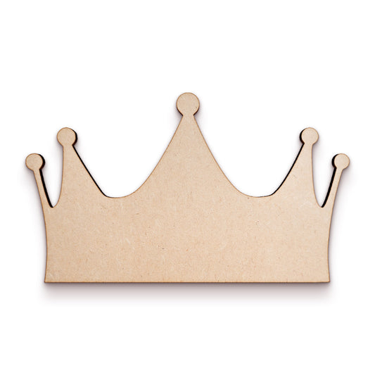 Crown wood craft shape SKU015240