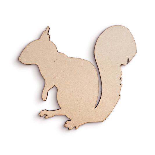 Squirrel wood craft shape SKU034672