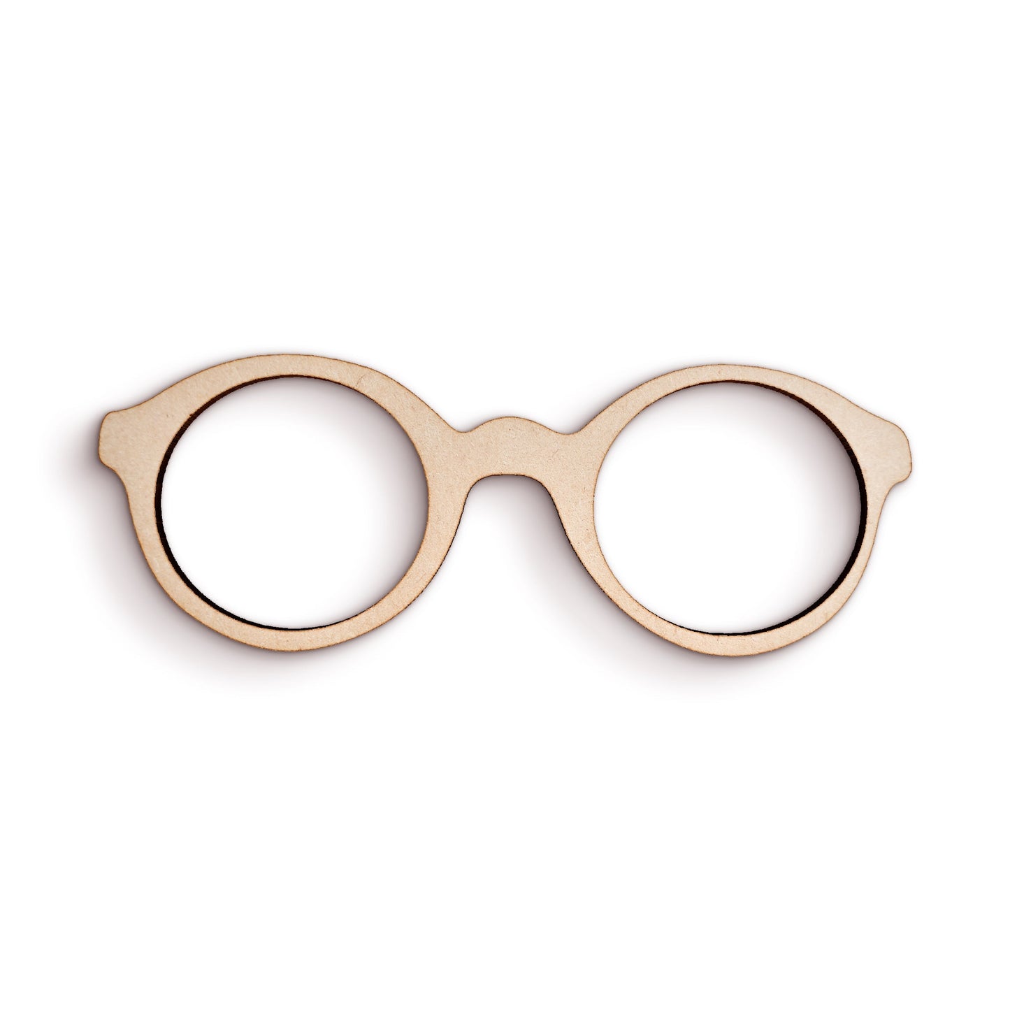 Glasses wood craft shape SKU045012