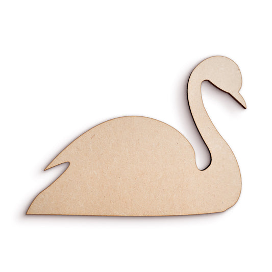 Swan wood craft shape SKU056281