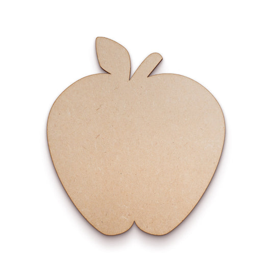 Apple wood craft shape SKU068093