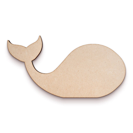 Whale wood craft shape SKU071294