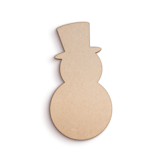 Snowman wood craft shape SKU104513
