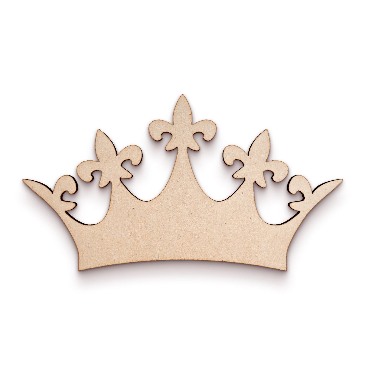 Crown wood craft shape SKU113135