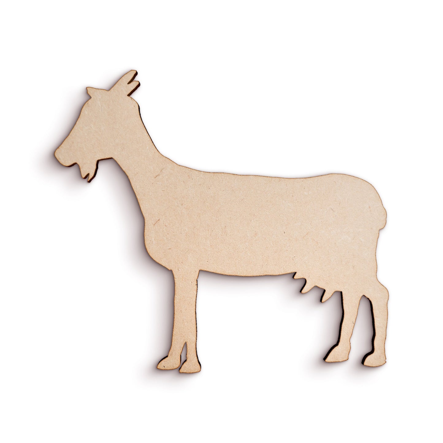 Goat wood craft shape SKU113222