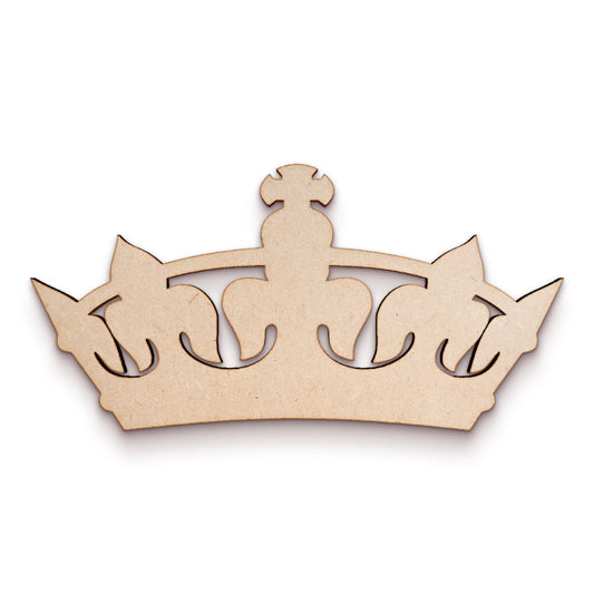 Crown wood craft shape SKU186450