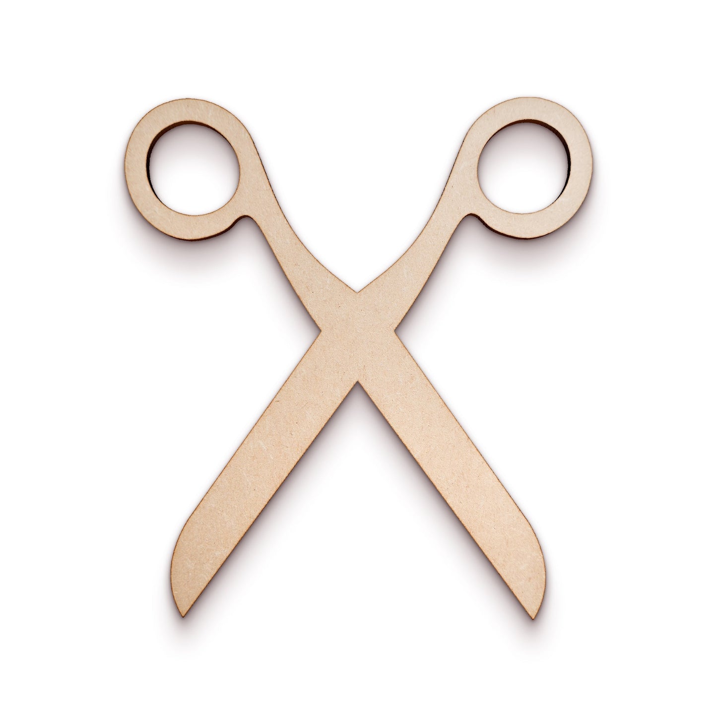 Scissors wood craft shape SKU196427