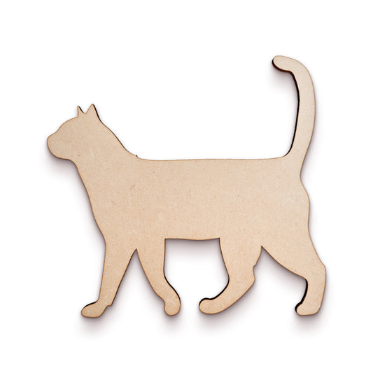 Cat wood craft shape SKU231754