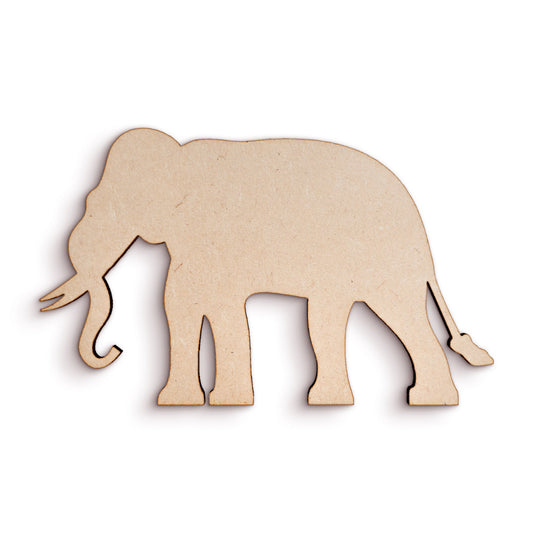 Elephant wood craft shape SKU251186