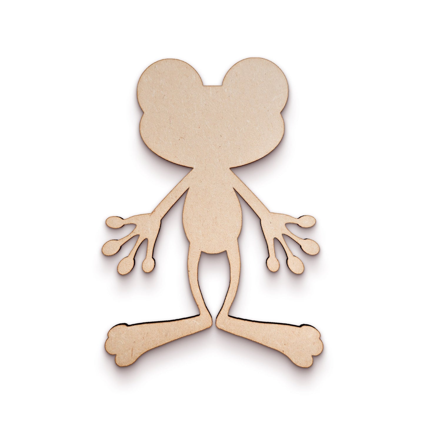 Frog wood craft shape SKU271563