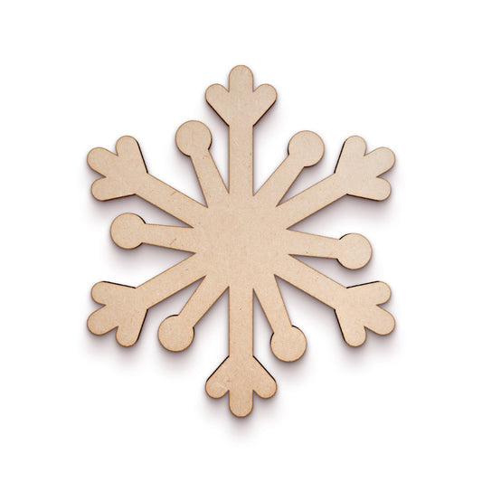 Snowflake wood craft shape SKU292830
