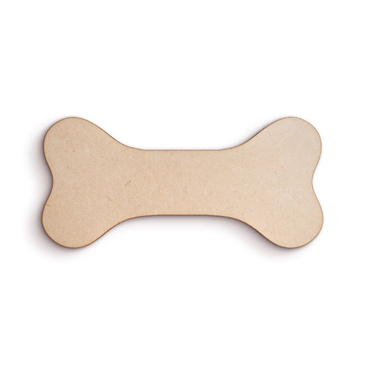 Dog bone wood craft shape SKU328016