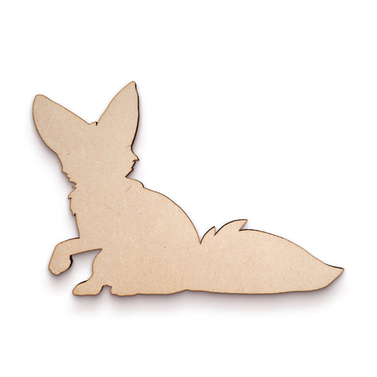Fox wood craft shape SKU339805