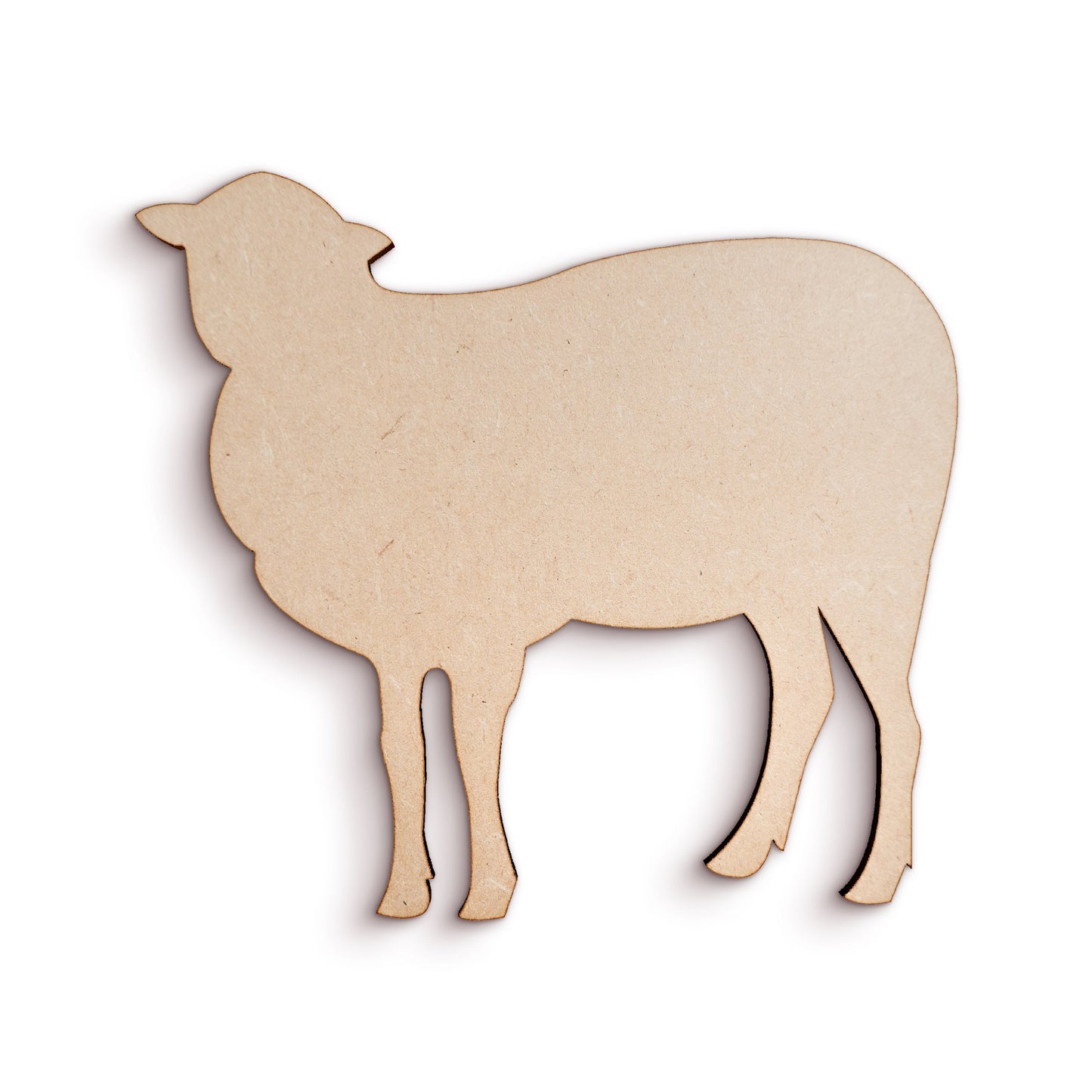 Sheep wood craft shape SKU356992