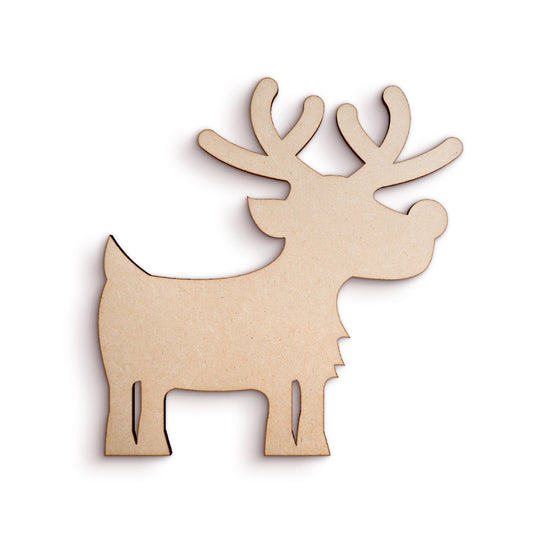 Reindeer wood craft shape SKU414668
