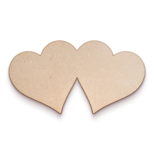 Heart wood craft shape SKU441242