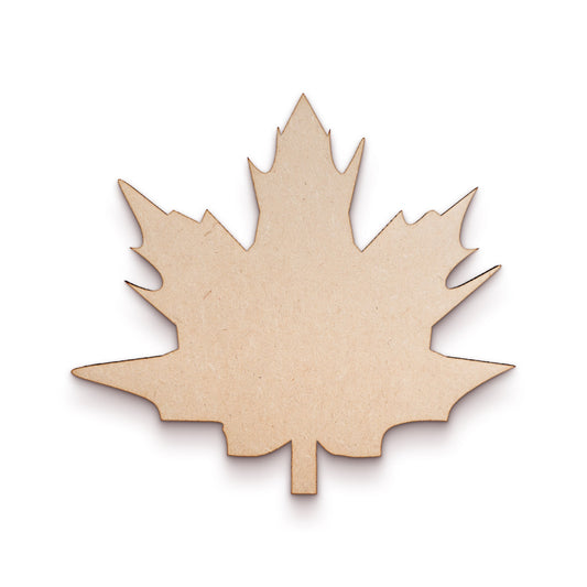 Maple Leaf wood craft shape SKU449803