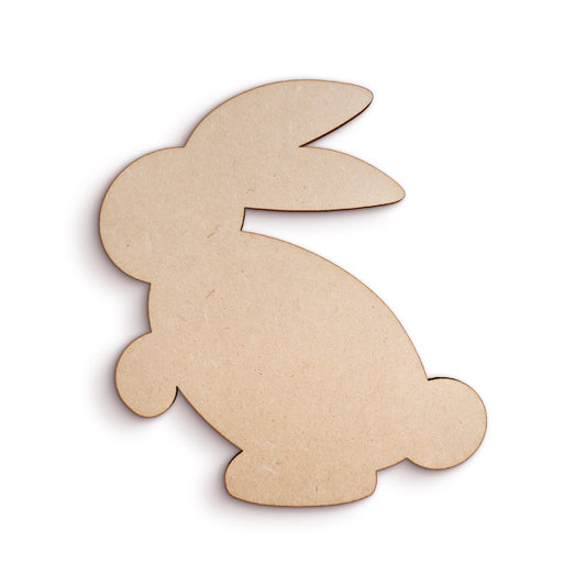 Rabbit wood craft shape SKU455215