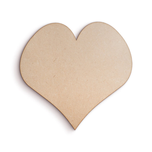 Heart wood craft shape SKU459995
