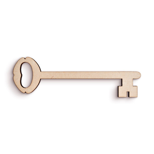 Key wood craft shape SKU474396